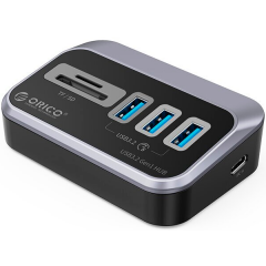 USB-концентратор Orico M3U3-3TS-05-BK-BP Black_0