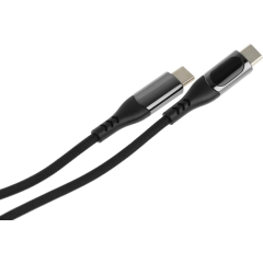 Кабель USB Type-C - USB Type-C, 1.2м, Philips DLC9100 Black_1