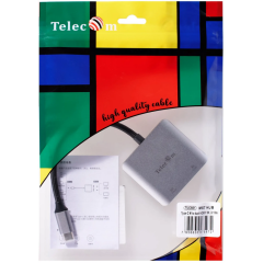 Переходник USB Type-C - 2x HDMI, Telecom TUC601_0