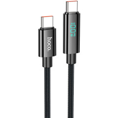 Кабель USB Type-C - USB Type-C, 1.2м, HOCO U125 Black_1