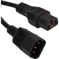 Кабель питания IEC-320-C13 - IEC-320-C14, 5м, Lanmaster LAN-PP13L/14-5.0-BK_0
