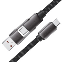 Кабель USB Type-C - USB/USB Type-C, 0.2м, ACEFAST AF-C13-05-BK_1