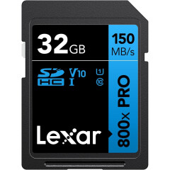 Карта памяти 32Gb SD Lexar Professional 800x PRO (LSD0800P032G-BNNNG)_0