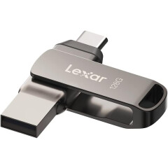 USB Flash накопитель 64Gb Lexar JumpDrive Dual D400 Grey_0