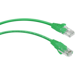 Патч-корд Cabeus PC-UTP-RJ45-Cat.5e-2m-GN, 2м_0