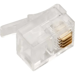 Коннектор RJ-12 TWT TWT-PL12-6P4C/JR100, 100 шт._0
