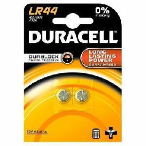 Батарейка Duracell (LR44, Alkaline, 2 шт)