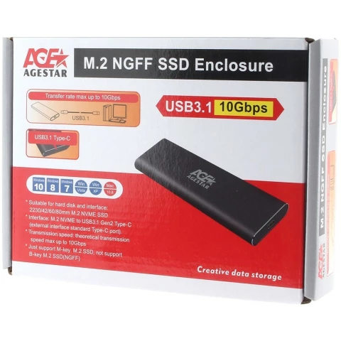 Внешний корпус для ssd m 2 agestar 31ubnv1c обзор