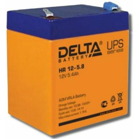 Аккумуляторная батарея Delta HR12-5.8