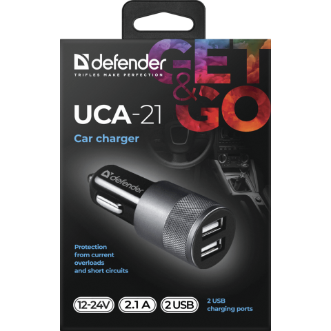 Автомобильное зарядное устройство Defender UCA-21_0
