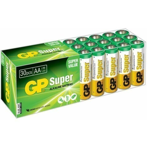 Батарейка GP 15A Super Alkaline (AA, 30 шт)
