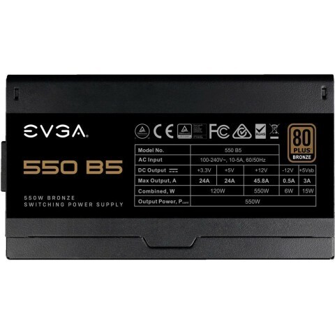 Блок питания 550W EVGA B5 (220-B5-0550-V2)_2