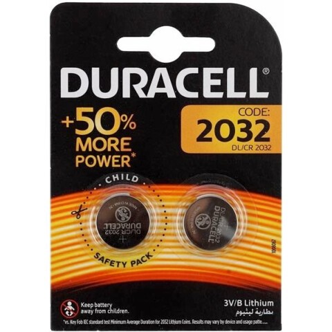 Батарейка Duracell (CR2032, 2 шт)