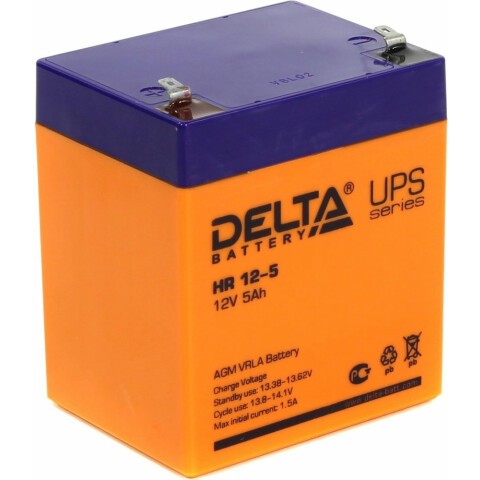 Аккумуляторная батарея Delta HR12-5