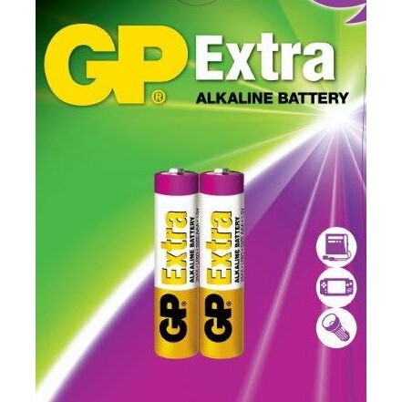 Батарейка GP 24AX Extra Alkaline (AAA, 2 шт)