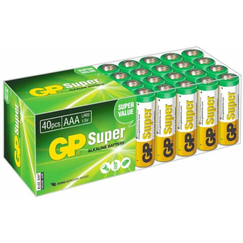 Батарейка GP 24A Super Alkaline (AAA, 40 шт)