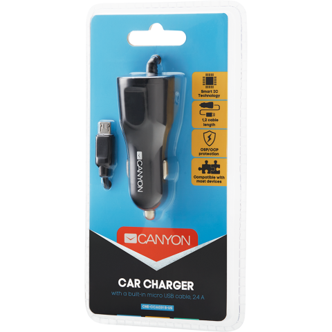 Автомобильное зарядное устройство Canyon CNE-CCA033B_0