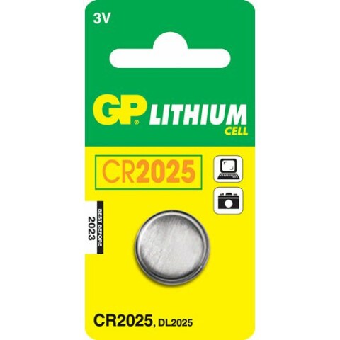 Батарейка GP CR2025 (Lithium, 1 шт)