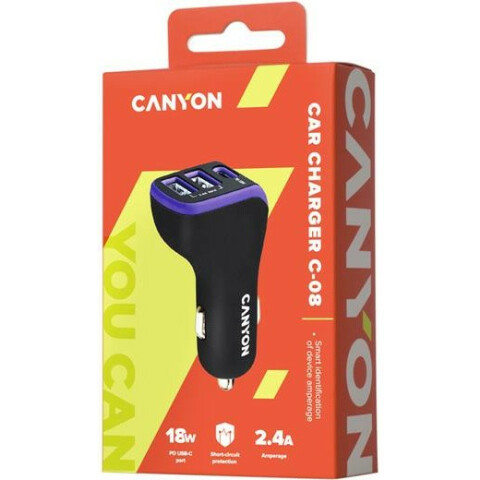 Автомобильное зарядное устройство Canyon CNE-CCA08PU_2
