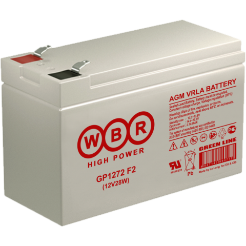 Аккумуляторная батарея WBR GP1272(28W)