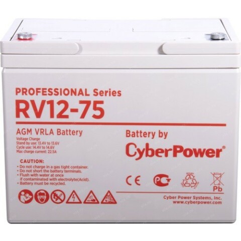 Аккумуляторная батарея CyberPower 12V75Ah