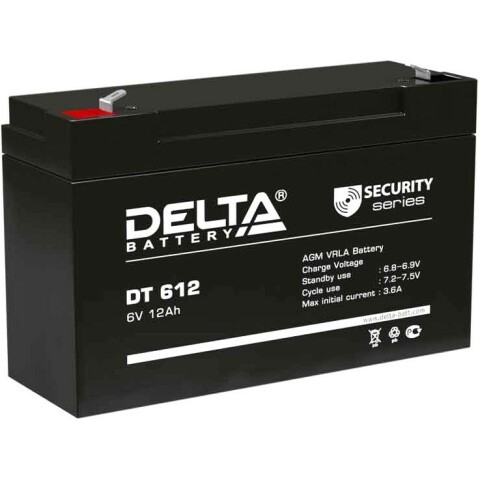 Аккумуляторная батарея Delta DT612