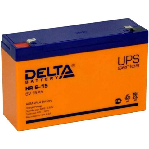 Аккумуляторная батарея Delta HR6-15