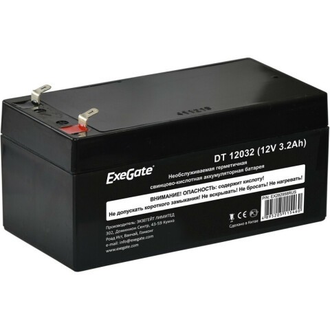 Аккумуляторная батарея Exegate DT 12032