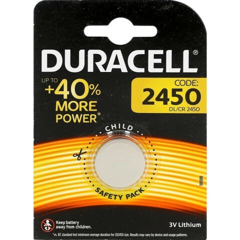 Батарейка Duracell (CR2450, 1 шт)