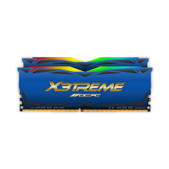 Оперативная память 32Gb DDR4 3600MHz OCPC X3 RGB Blue (MMX3A2K32GD436C18BU) (2x16Gb KIT)