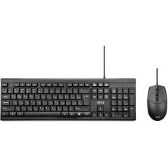 Клавиатура + мышь HIPER OS-1000 Black