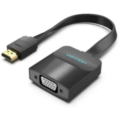 Переходник HDMI (M) - VGA (F), Vention 74345