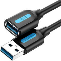 Кабель удлинительный USB 3.0 A (M) - A (F), 2м, Vention CBHBH