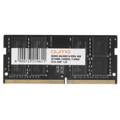 Оперативная память 8Gb DDR4 2400MHz QUMO SO-DIMM (QUM4S-8G2400C16)