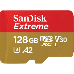 Карта памяти 128Gb MicroSD SanDisk Extreme (SDSQXAA-128G)