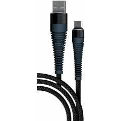 Кабель USB - microUSB, 1м, BoraSCO 38499 Black