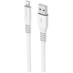 Кабель USB - Lightning, 1м, Borofone BX23 White