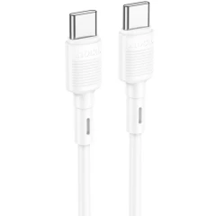 Кабель USB Type-C - USB Type-C, 1м, HOCO X83 White