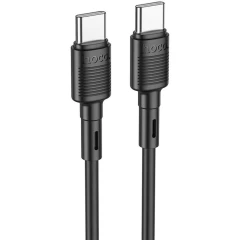 Кабель USB Type-C - USB Type-C, 1м, HOCO X83 Black