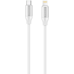 Кабель USB Type-C - Lightning, 1м, Harper SCH-570, White