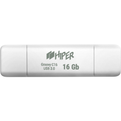 USB Flash накопитель 16Gb HIPER Groovy C16 White