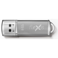 USB Flash накопитель 8Gb Flexis RB-108 Silver