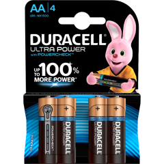 Батарейка Duracell Ultra (AA, Alkaline, 4 шт)