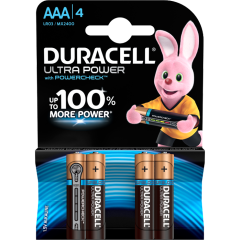 Батарейка Duracell Ultra (AAA, Alkaline, 4 шт)