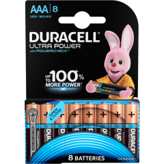 Батарейка Duracell Ultra (AAA, Alkaline, 8 шт)