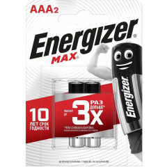 Батарейка Energizer Max (AAA, 2 шт)