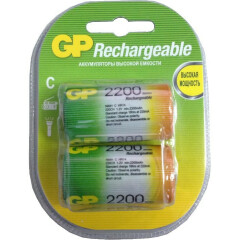 Аккумулятор GP (C, 2200mAh, 2 шт)