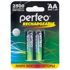 Аккумулятор Perfeo AA2500mAh/2BL (2 шт)