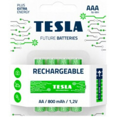 Аккумулятор TESLA Rechargeable+ (AAA, 4 шт)
