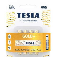 Батарейка TESLA Gold+ (AAA, 4 шт)